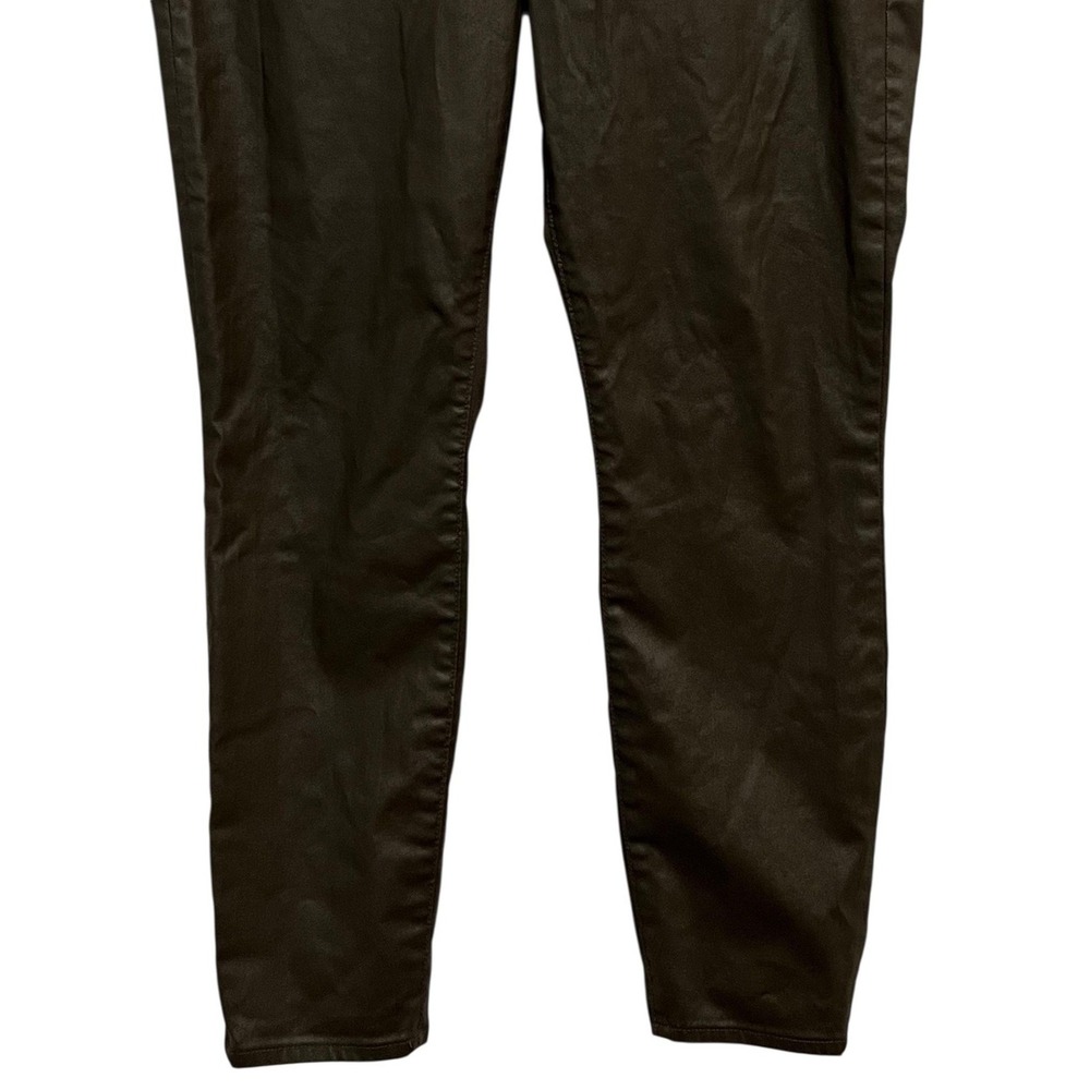 GAP Jeans Womens 33/16 Tall Brown Coated True Skinny Mid Rise Stretch - Picture 5 of 7